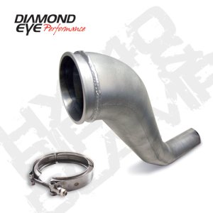 Dodge 3500 Performance Exhaust - Diamond Eye Performance - Downpipe HX40 Turbo-Direct Flange with V-Band Clamp - `94-`02